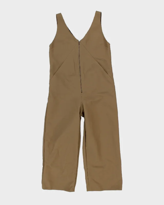 Rachel Comey Beige Zip-Up Jumpsuit - S