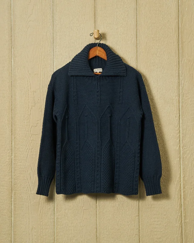 Shoreline Sweater in Navy