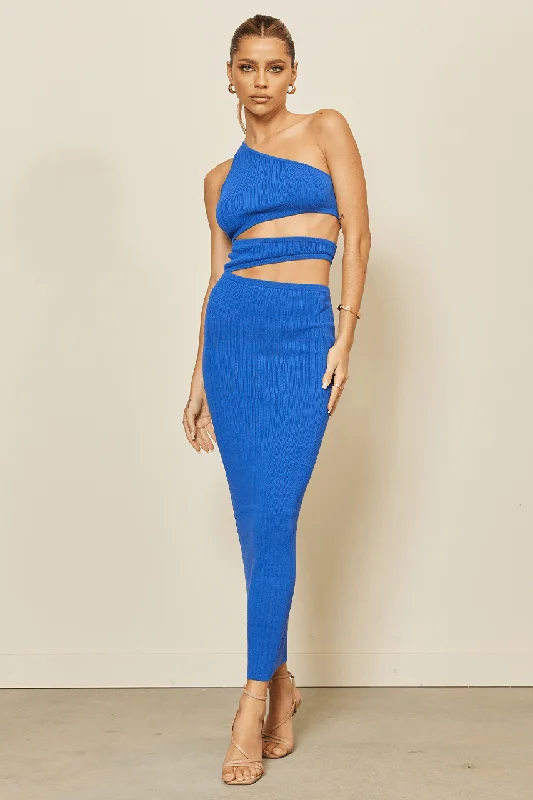 Soma Midi Dress - Blue