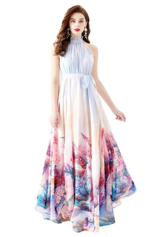 Floral Chiffon Maxi Dress *Online Only*