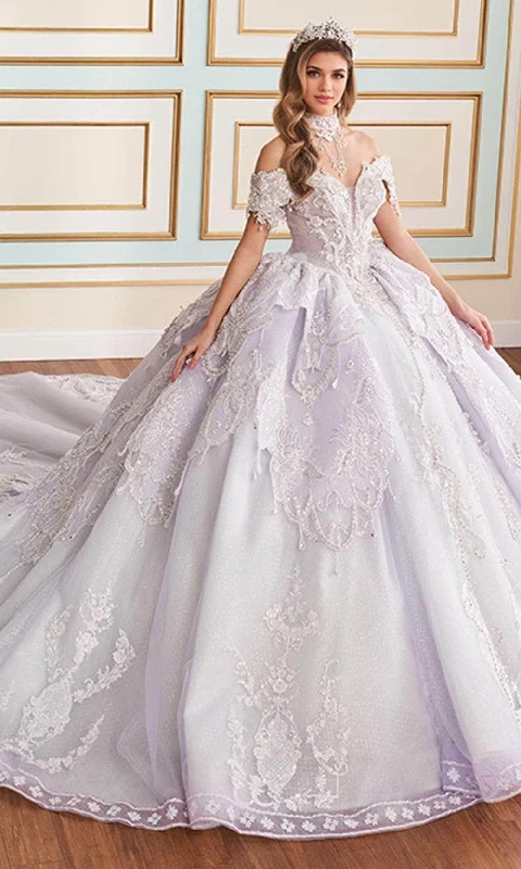 Princesa by Ariana Vara PR70101 - Embellished Sweetheart Neck Ballgown