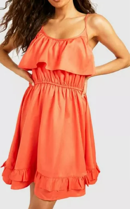 Audacious Orange Dress