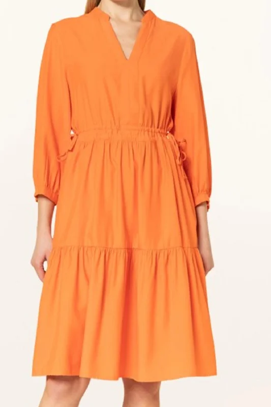 Bountiful Orange Dress