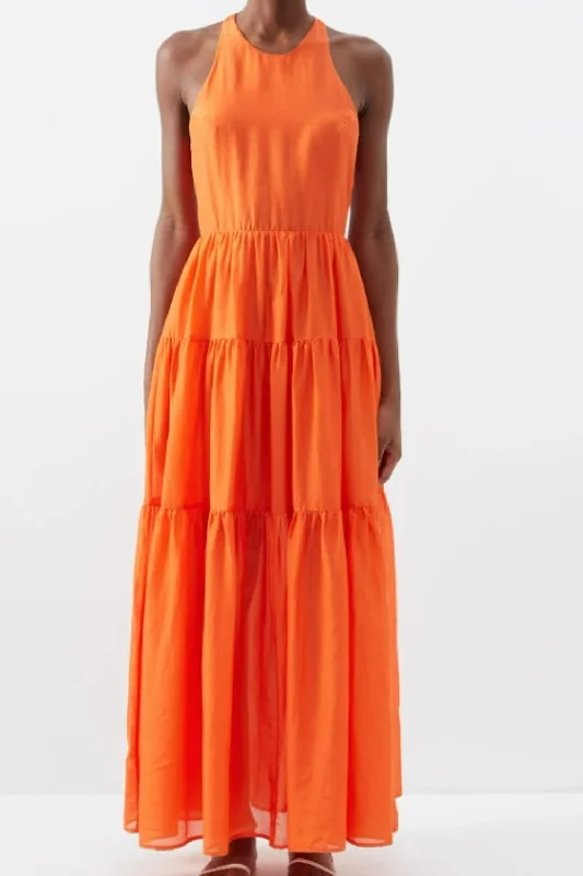 Brampton Orange Dress