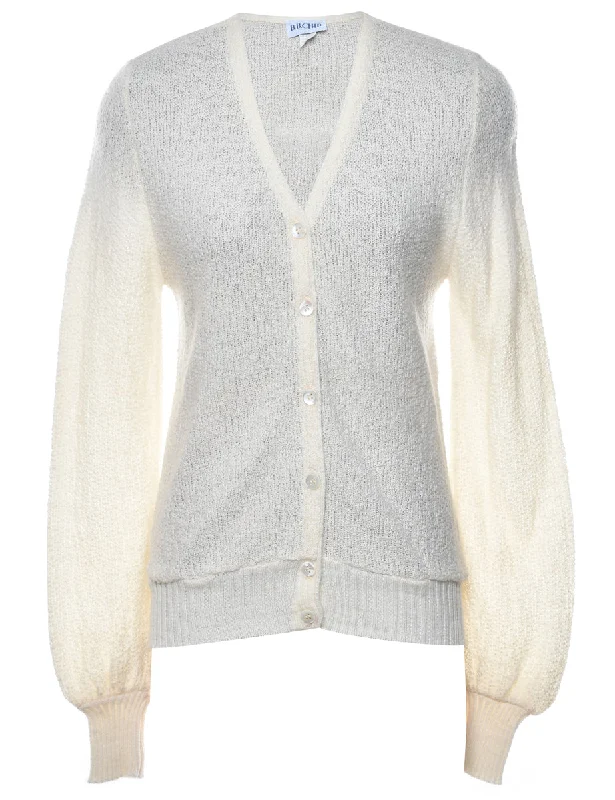 Cream Cardigan - M