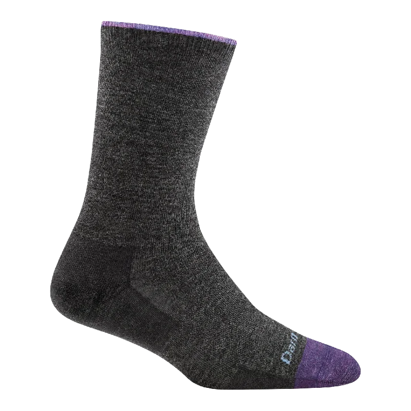 Women's Solid Basic Crew Lightweight Lifestyle Sock