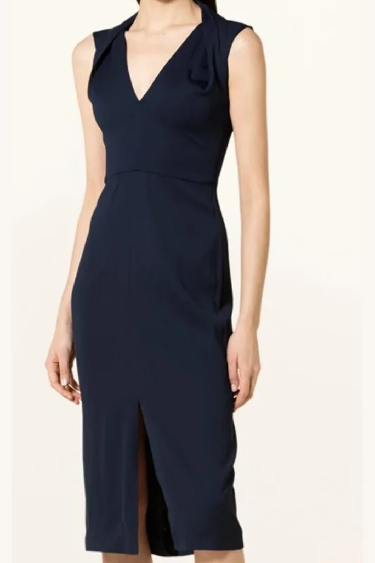 Earthly  Navy Dress