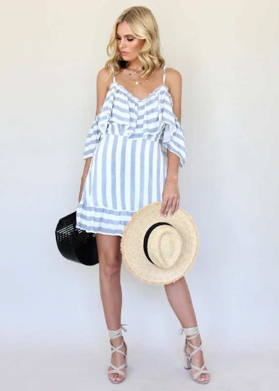 Love At Sundown Dress - Blue