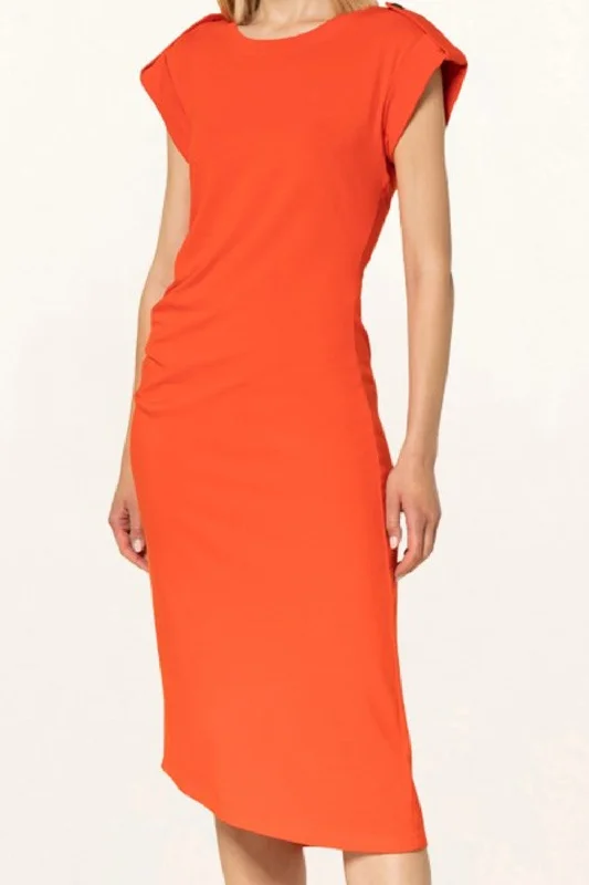 Mellifluous Orange Dress