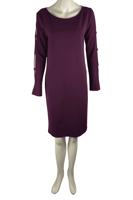 Nina Leonard women's purple dress size S