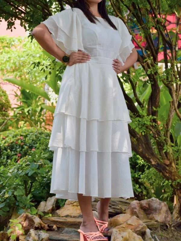 Meltemi Breeze White Dress