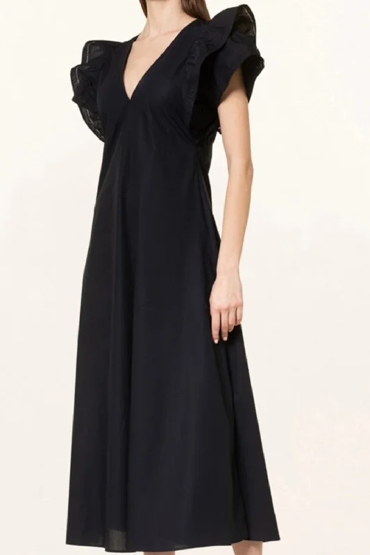 Seashore Black Dress