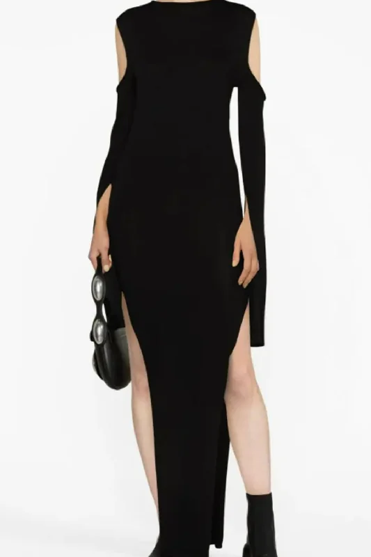 Upturn Black Dress