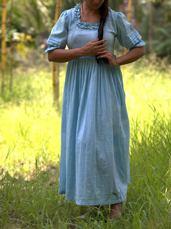 Victorian Masquerade Dress In Blue