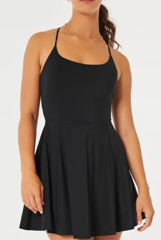 Yawn Black Dress