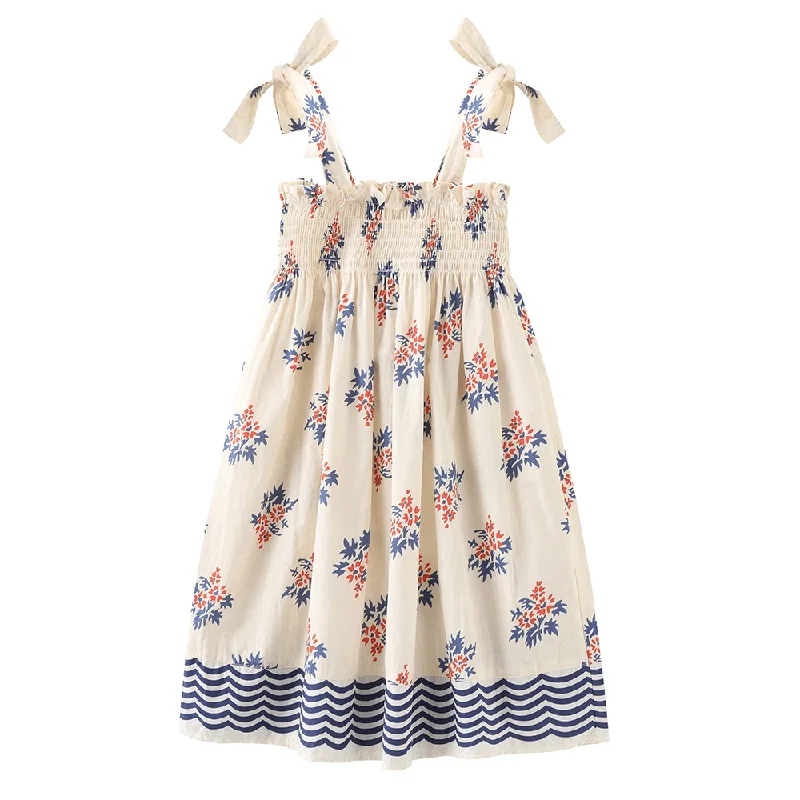 Little Girls Beach Floral Dress Summer