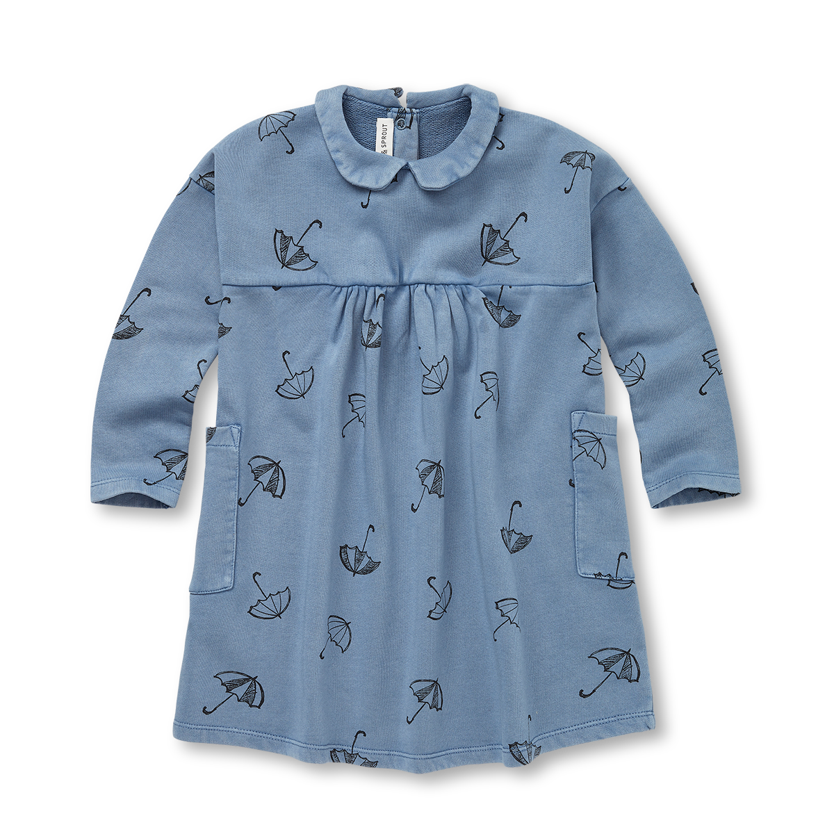 Umbrella print collar dress by Sproet & Sprout