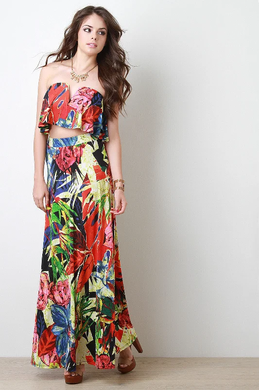 Tropical Maxi Skirt