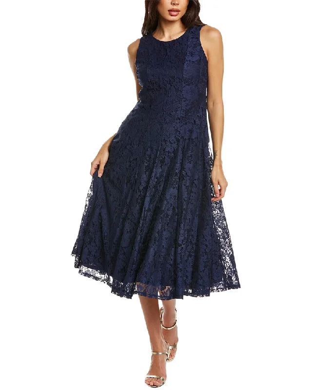 Maison Tara Lace Midi Dress